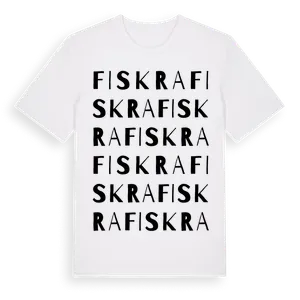Fiskra ordlek t-shirt – ekologisk bomull t-shirt från Pinshirt