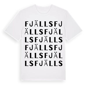 Fjälls ordlek t-shirt – ekologisk bomull t-shirt från Pinshirt