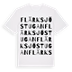 Flärksjöstugan ordlek t-shirt