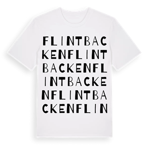 Flintbacken ordlek t-shirt – ekologisk bomull t-shirt från Pinshirt