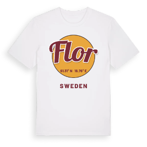 Flor cirkel t-shirt – ekologisk bomull t-shirt från Pinshirt