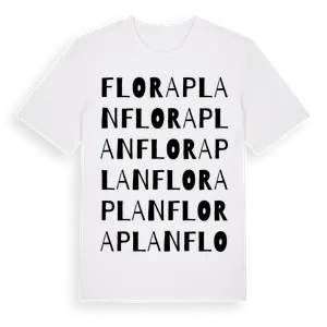 Flora Plan ordlek t-shirt – ekologisk bomull t-shirt från Pinshirt
