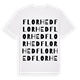 Florhed ordlek t-shirt