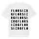 Florsberg ordlek t-shirt