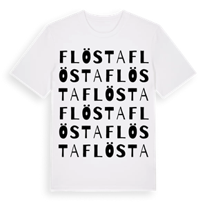 Flösta ordlek t-shirt – ekologisk bomull t-shirt från Pinshirt