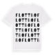 White t-shirt med Flottbo ordlek t-shirt