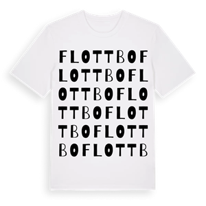 Flottbo ordlek t-shirt – ekologisk bomull t-shirt från Pinshirt