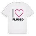 Jag älskar Flugbo t-shirt stort tryck