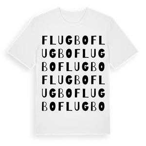 Flugbo ordlek t-shirt – ekologisk bomull t-shirt från Pinshirt