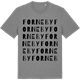 Mid Heather Gray t-shirt med Forneby ordlek t-shirt