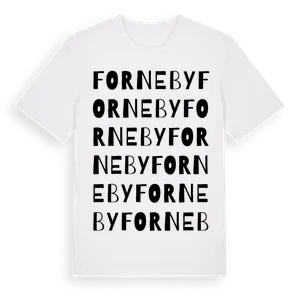Forneby ordlek t-shirt – ekologisk bomull t-shirt från Pinshirt