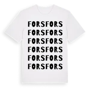 Fors ordlek t-shirt – ekologisk bomull t-shirt från Pinshirt