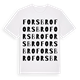 Forsbro ordlek t-shirt