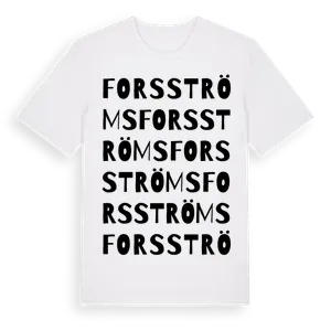 Forsströms ordlek t-shirt – ekologisk bomull t-shirt från Pinshirt