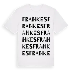 Frankes ordlek t-shirt – ekologisk bomull t-shirt från Pinshirt