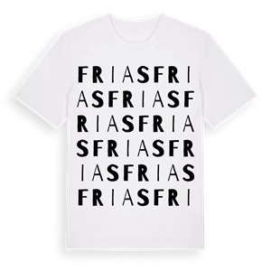 Frias ordlek t-shirt – ekologisk bomull t-shirt från Pinshirt