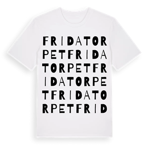 Fridatorpet ordlek t-shirt – ekologisk bomull t-shirt från Pinshirt