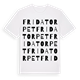 Fridatorpet ordlek t-shirt