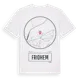 White t-shirt med Fridhem t-shirt
