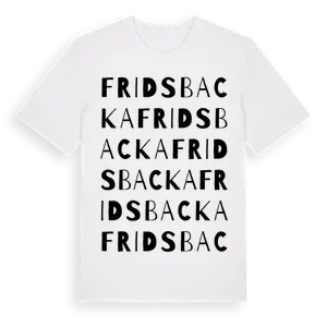 Fridsbacka ordlek t-shirt – ekologisk bomull t-shirt från Pinshirt