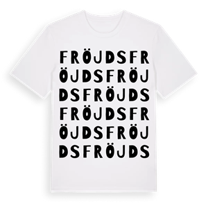 Fröjds ordlek t-shirt – ekologisk bomull t-shirt från Pinshirt
