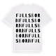 Fullsborn ordlek t-shirt