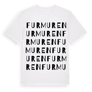 Furmuren ordlek t-shirt – ekologisk bomull t-shirt från Pinshirt