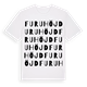 Furuhöjd ordlek t-shirt