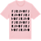 Pink Cotton t-shirt med Furumo ordlek t-shirt
