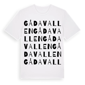 Gådavallen ordlek t-shirt – ekologisk bomull t-shirt från Pinshirt