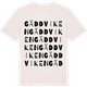 Vintage White t-shirt med Gäddviken ordlek t-shirt