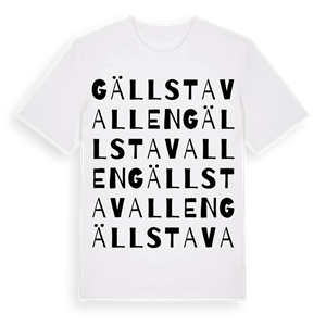Gällstavallen ordlek t-shirt – ekologisk bomull t-shirt från Pinshirt
