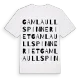 Gamla ullspinneriet ordlek t-shirt