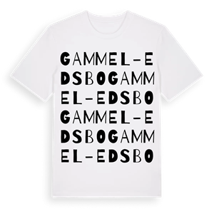Gammel-Edsbo ordlek t-shirt – ekologisk bomull t-shirt från Pinshirt