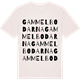 Vintage White t-shirt med Gammelbodarna ordlek t-shirt