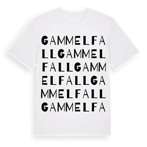 Gammelfall ordlek t-shirt – ekologisk bomull t-shirt från Pinshirt