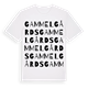 White t-shirt med Gammelgårds ordlek t-shirt