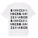 White t-shirt med Gammelhamnen ordlek t-shirt