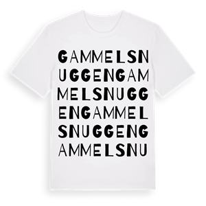 Gammelsnuggen ordlek t-shirt – ekologisk bomull t-shirt från Pinshirt