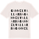 Vintage White t-shirt med Gammelvallarna ordlek t-shirt
