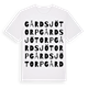 Gårdsjötorp ordlek t-shirt