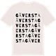Vintage White t-shirt med Gäversta ordlek t-shirt