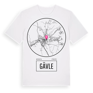 Gävle t-shirt – ekologisk bomull t-shirt från Pinshirt