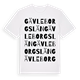 Gävleborgs län ordlek t-shirt