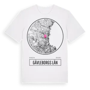 Gävleborgs Län t-shirt – ekologisk bomull t-shirt från Pinshirt