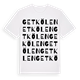 Getkölen ordlek t-shirt