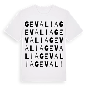 Gevalia ordlek t-shirt – ekologisk bomull t-shirt från Pinshirt