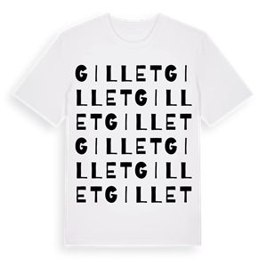 Gillet ordlek t-shirt – ekologisk bomull t-shirt från Pinshirt