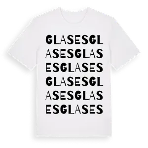 Glases ordlek t-shirt – ekologisk bomull t-shirt från Pinshirt