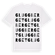 Gluggberget ordlek t-shirt